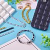 Yilisi 6M 3 Colors Oxidated Aluminium Twisted Chains CHA-YS0001-03-7