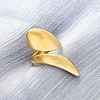 304 Stainless Steel Cuff Rings for Women RJEW-B121-05B-G-1