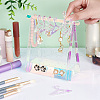HOBBIESAY Transparent Acrylic Earring Display Stand EDIS-HY0001-03B-5