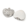 Non-Tarnish 304 Stainless Steel Charms STAS-L022-108P-06-2