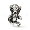 316 Stainless Steel Snake Finger Ring RJEW-C030-05B-AS-1