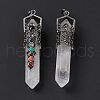 Natural Quartz Crystal Big Pendants G-H281-02D-3