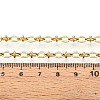 304 Stainless Steel Textured Oval Link Chains CHS-N005-06B-G-3