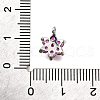 Brass Micro Pave Cubic Zirconia Pendants KK-D356-01A-P-3