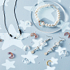 AHADERMAKER 120Pcs 6 Colors Transparent Glass Beads FIND-GA0004-17-5