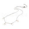 304 Stainless Steel Pendant Necklaces NJEW-JN03127-01-2