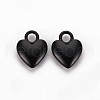 Spray Painted Alloy Charms PALLOY-Q433-032I-RS-1