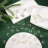   100Pcs 2 Colors 304 Stainless Steel Leverback Earring Findings STAS-PH0005-69-5