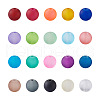 Craftdady 500Pcs 20 Colors Transparent Glass Beads Strands GLAA-CD0001-14B-2