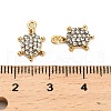 304 Stainless Steel Crystal Rhinestone Pendant STAS-U047-13G-3