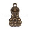 Tibetan Style Alloy Pendants X-PALLOY-K1363-AB-NR-1