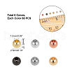   360Pcs 6 Style 2 Sizes Brass Beads KK-PH0001-71-6