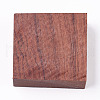 Square Wooden Pieces for Wood Jewelry Ring Making WOOD-WH0101-29F-1