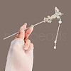 Alloy Enamel Hair Sticks for Women Girl PW-WG49782-01-2