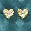 Brass Stud Earrings EJEW-Q015-18G-3