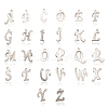 304 Stainless Steel Letter Pendants STAS-CJ0001-42-1