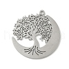 304 Stainless Steel Pendants STAS-V016-10P-1