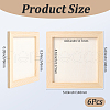 DIY Children Wood Decoration Clay Picture Frame WOOD-WH20008-07F-2