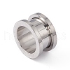 Non-Tarnish 304 Stainless Steel Ear Plugs Gauges EJEW-G317-01K-P-2