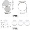 Unicraftale DIY Open Wrap Finger Ring Making Kit DIY-UN0003-24-6