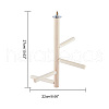 Wooden Parrot Standing frame DIY-WH0190-40-3