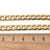 304 Stainless Steel Cuban Link Chain Necklaces NJEW-S442-01G-5