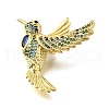 Brass Micro Pave Cubic Zirconia Pendants KK-S523-10G-2