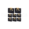 Rectangle Paper Shopping Storage Tote Bags with Ribbon ABAG-WH0038-58-7