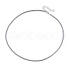 Waxed Cotton Cord Necklace Making MAK-S034-014-2