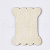 Undyed Unfinished Wooden Thread Winding Boards WOOD-T011-53A-2