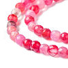 Natural Crackle Agate Bead Strands G-R344-4mm-55-4