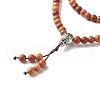 Gourd Alloy Pendant Necklace for Girl Women NJEW-JN03702-03-1