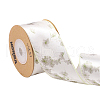 Polyester Lock Edge Printed Flower Ribbon PW-WG70ADC-01-1