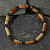Natural Picture Jasper Beads Stretch Bracelets for Men Women ZJ2893-2-1