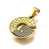 Golden 304 Stainless Steel Pendants STAS-K300-01G-G-2