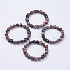 Natural Rhodonite Beaded Stretch Bracelets BJEW-I253-10mm-26-2