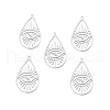 Non-Tarnish 201 Stainless Steel Pendants STAS-N090-LA900-1-2