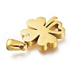 Ion Plating(IP) 304 Stainless Steel Pendants STAS-A047-03G-3