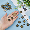 DICOSMETIC 20 Sets 10 Style Lion/Flower/Heart Alloy Decorative Rivets FIND-DC0005-20-3
