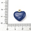 304 Stainless Steel Enamel Pendants STAS-Q350-19G-A-3