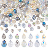   210Pcs 14 Colors Electroplate Transparent Glass Beads EGLA-PH0001-50-1