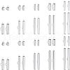 Unicraftale 304 Stainless Steel Slide On End Clasp Tubes STAS-UN0020-02P-1
