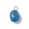Crackle Opaque Acrylic Beads PALLOY-JF03800-02-3