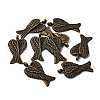 Tibetan Style Alloy Pendants TIBEP-A23255-AB-FF-3
