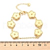 304 Stainless Steel Link Bracelets for Women BJEW-P354-03A-G-5