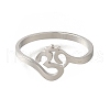 304 Stainless Steel Rings for Women RJEW-S238-09P-2