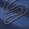 2MM 304 Stainless Steel Wheat Chain Necklaces NJEW-Q013-15B-4