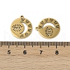 304 Stainless Steel Pendants STAS-U052-02A-G-3