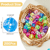DICOSMETIC 200Pcs Transparent Acrylic Beads FIND-DC0006-48-2