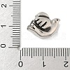 304 Stainless Steel European Beads STAS-S183-04C-AS-3